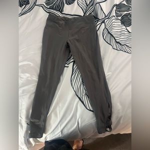 Grey workout leggings size medium